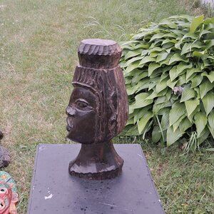 Carved African Hardwood Statue